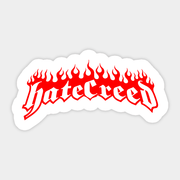 HateCreed Sticker by WithinSanityClothing